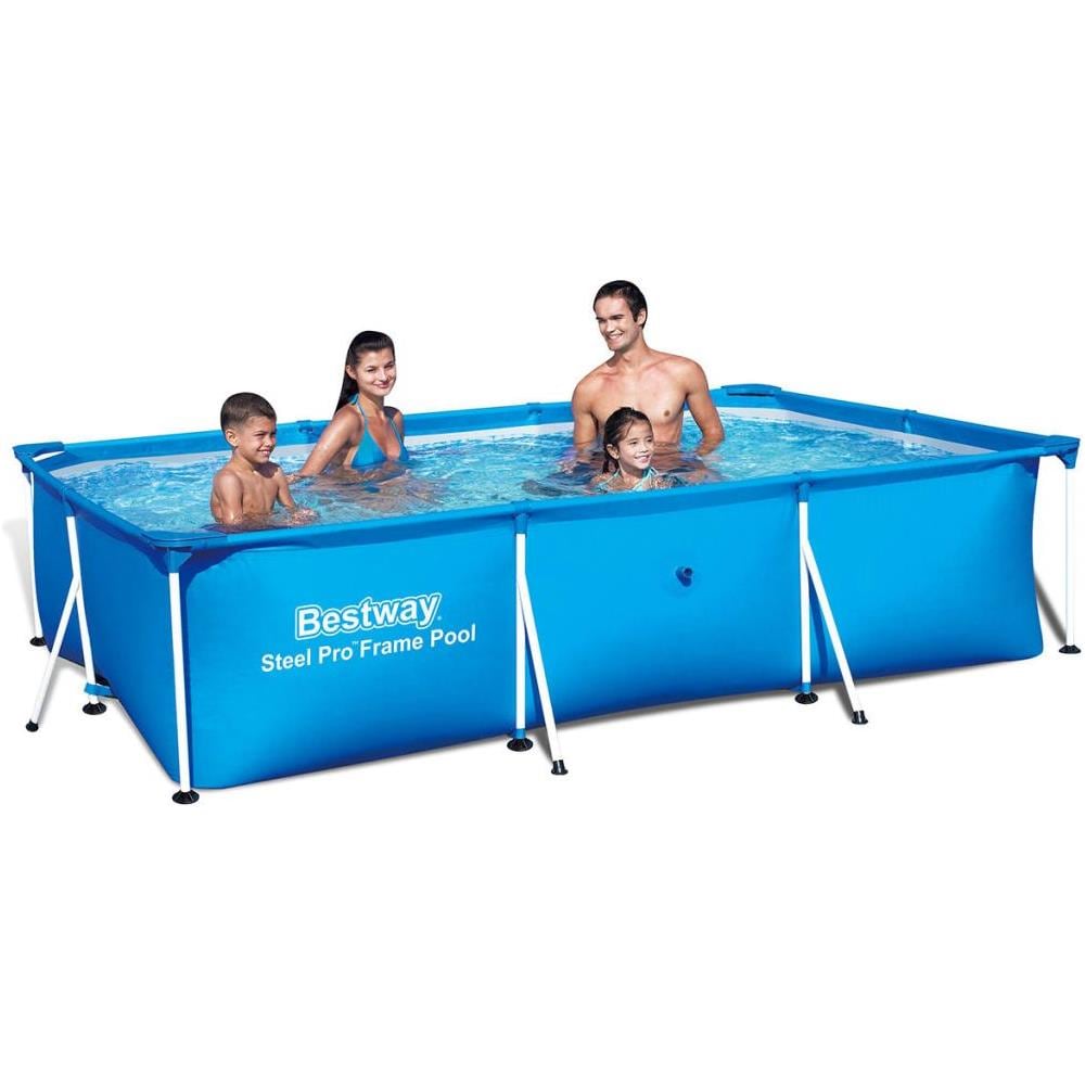 Bestway 56404 Piscina Rettangolare 300 X 201 66cm Con Telaio Acciaio