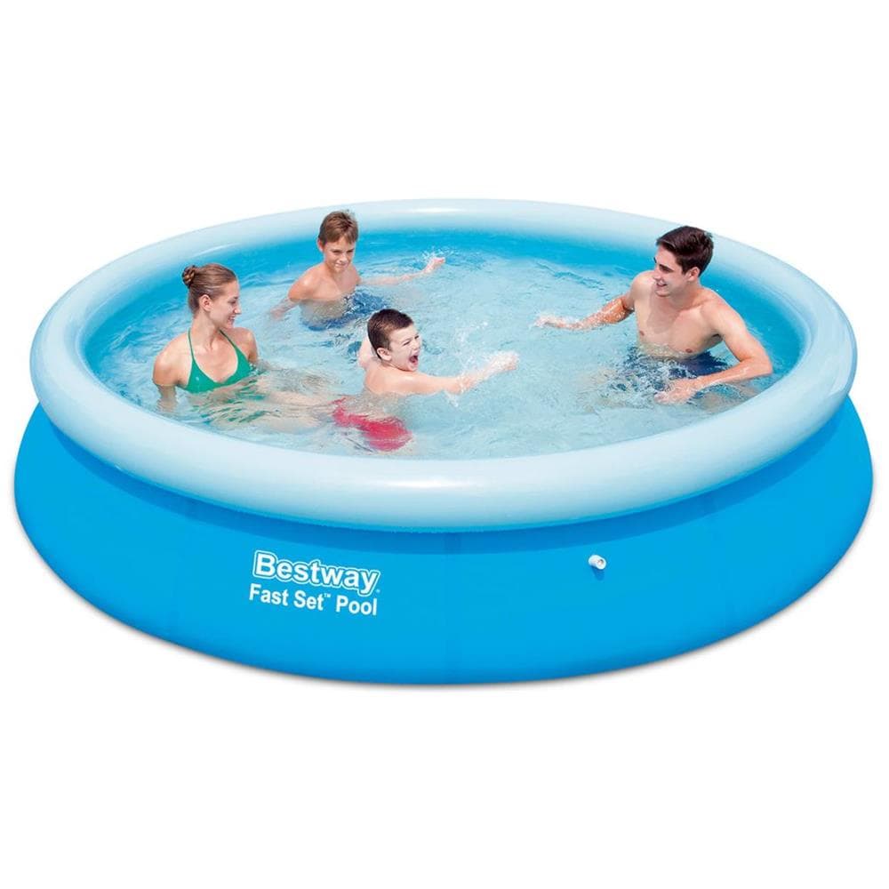Bestway Fast Set 57273 Piscina Gonfiabile Rotonda 366 X 76 Cm