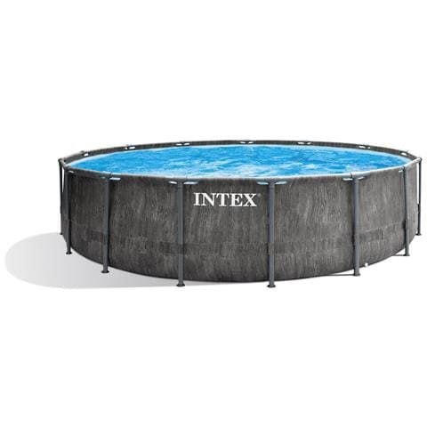 INTEX Piscina Rotonda Con Struttura Ø457xh122 Cm Prisma Frame Gw Intex26742
