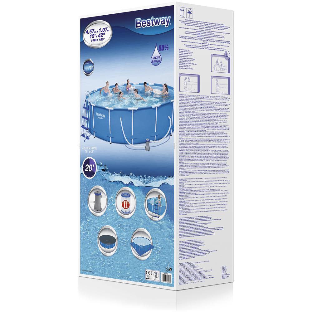 BESTWAY Steel Pro 4.57m x 1.07m