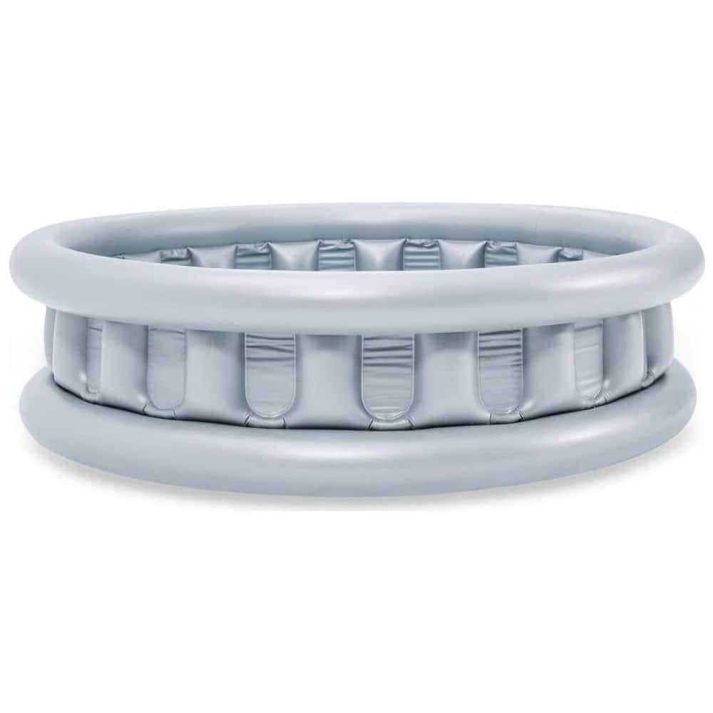 BESTWAY Piscina Space Ship Rotonda 152x43 Cm Argento