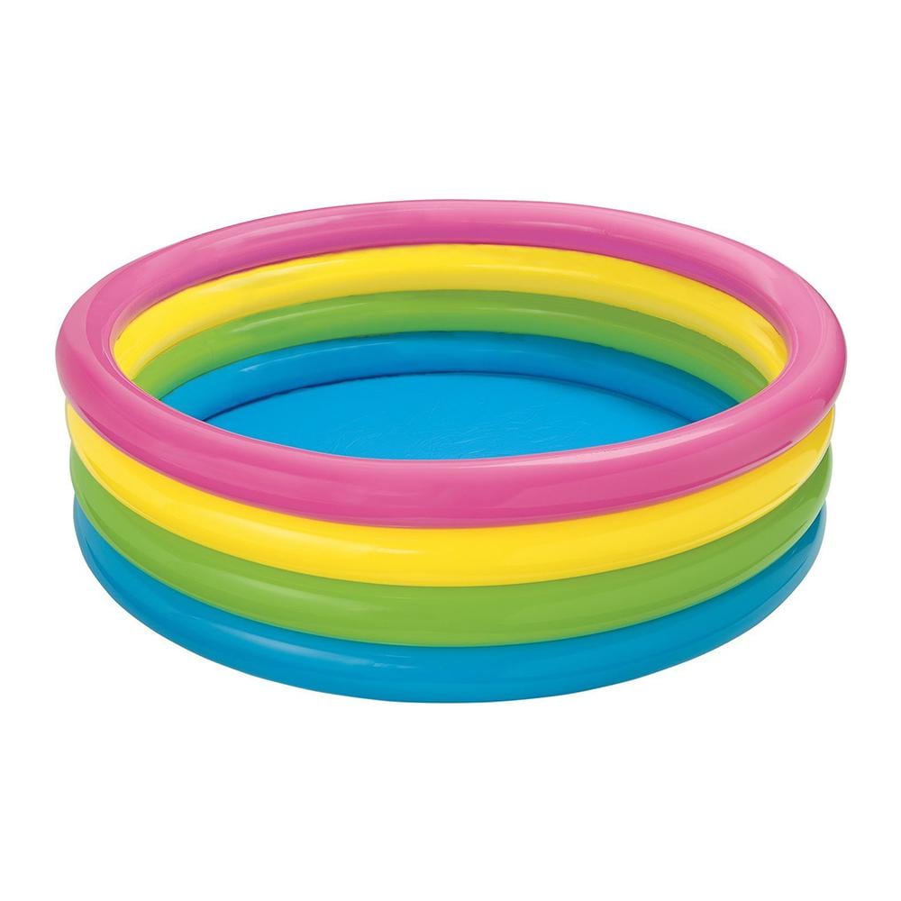 INTEX 56441NP - Piscina Sunset Glow Quattro Anelli 168x168x46 cm