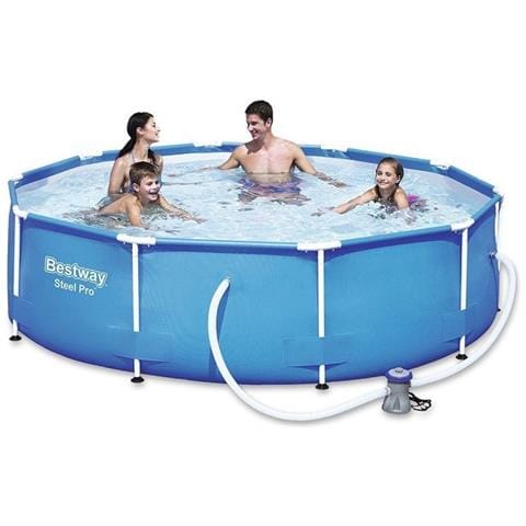 ARGONAUTA Piscina Rotonda Fuori Terra Modello Steel Proround 366x76cm Art. 56681