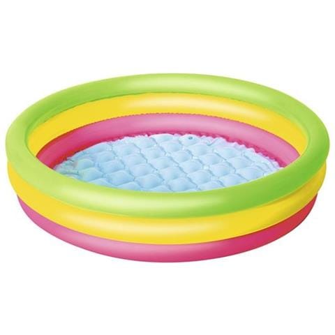 ARGONAUTA Piscina Gonfiabile Tonda Arcobaleno Summer Wave Ø102cm X H25cm Art. 51104