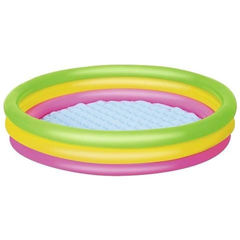 ARGONAUTA Piscina Gonfiabile Tonda Arcobaleno Summer Wave Ø152cm X H30cm Art. 51103