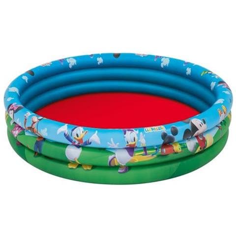 ARGONAUTA Piscina Gonfiabile Tonda 3 Anelli Topolino Ø122cm X H25cm Art. 91007