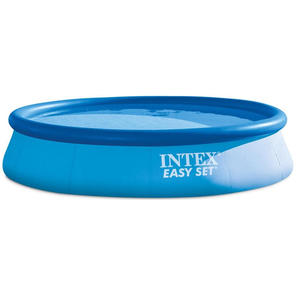 INTEX 28142NP - Piscina Easy Set Rotonda con Pompa Filtro 396x396x84 cm