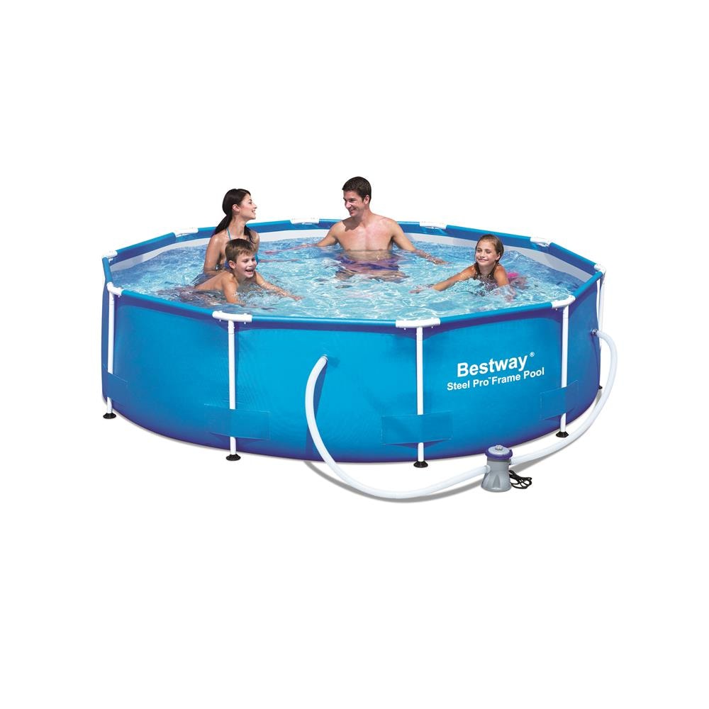 BESTWAY Piscina Rotonda con Telaio 305 x 76 cm