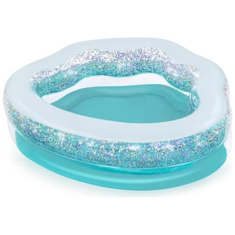 BESTWAY Piscina Gonfiabile Conchiglia 2 Anelli Con Glitter Bestway 52489