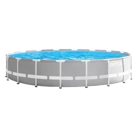 Intex 26756GN piscina fuori terra Piscina con bordi Piscina rotonda 32695 L Grigio