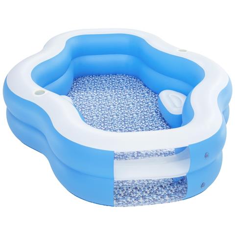 BESTWAY Piscina Gonfiabile Splashview Con Sedute E Portabicchieri Bestway 54409