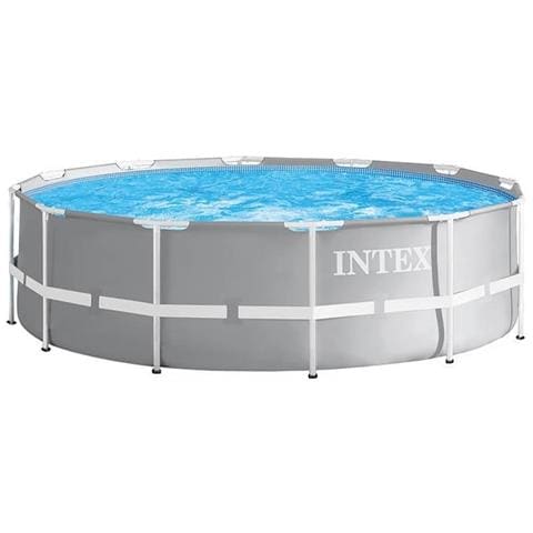 Intex 26724GN piscina fuori terra Piscina con bordi Piscina rotonda 14614 L Grigio