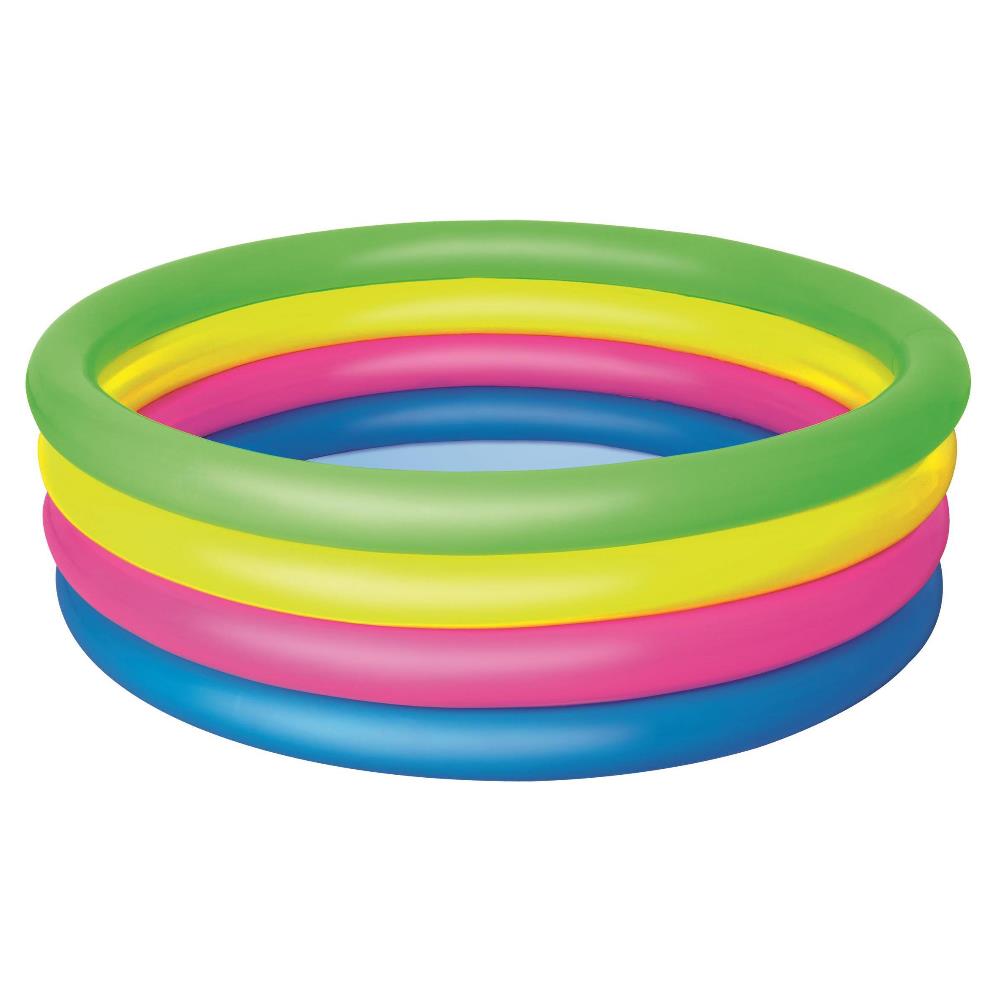 BESTWAY Piscina Gonfiabile Per Bambini Con 3 Anelli Da Giardino 51117