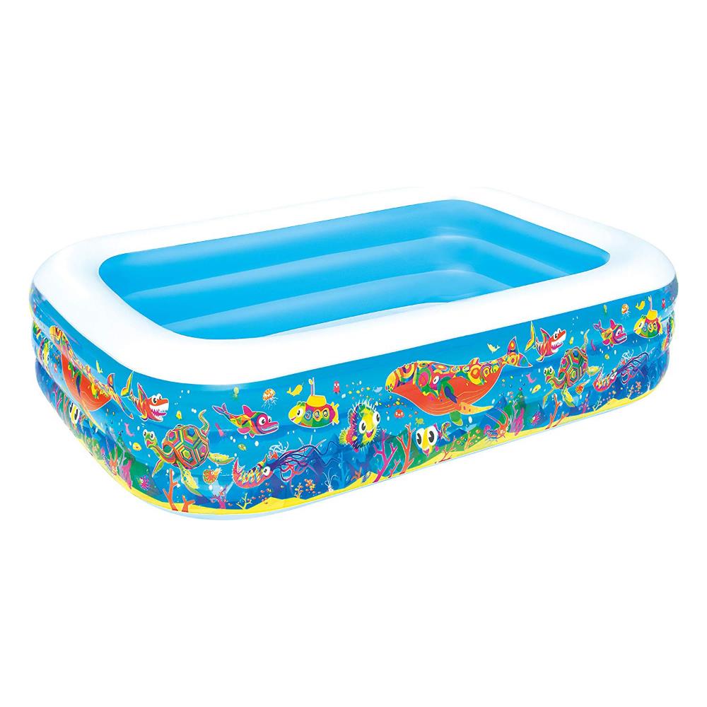 BESTWAY Piscina Gonfiabile Rettangolare Per Bambini Da Giardino 54120