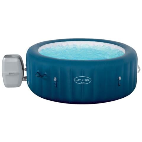 BESTWAY Spa Rotonda Gonfiabile - 6 Posti - 196 X 71 Cm - Wifi - Lay-z-spa Milan Airjet Plus - 60029