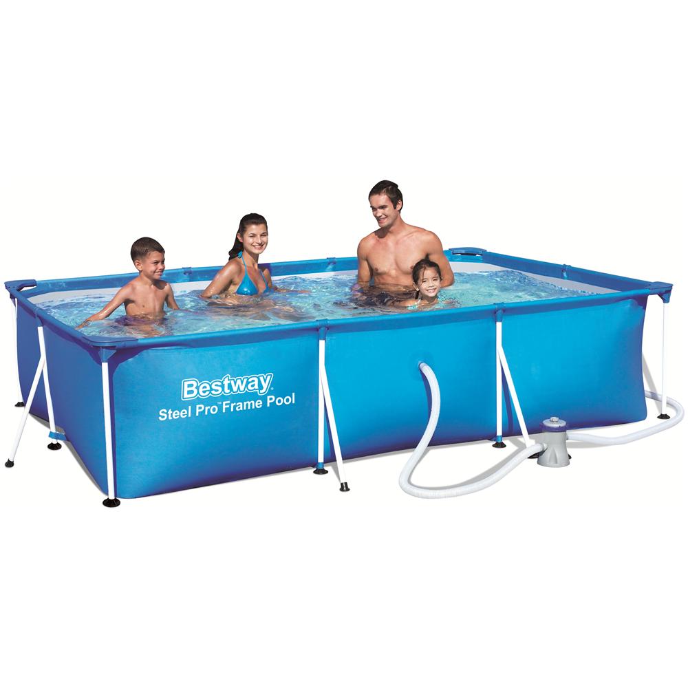 BESTWAY Piscina Steel Pro Rettangolare 300x201x66 cm