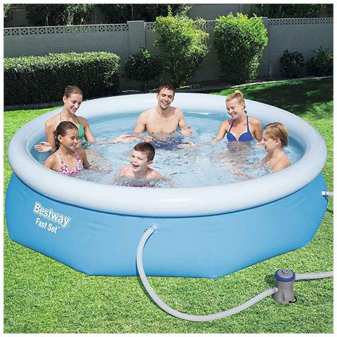 VERSCHIEDENE Bestway Fast Set 57270 Piscina Fuori Terra Piscina Gonfiabile Piscina Rotonda 3638 L Blu