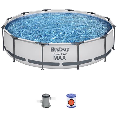 BESTWAY Piscina Con Struttura Rotonda Steel Pro Max 366x76 Cm Bestway 56416