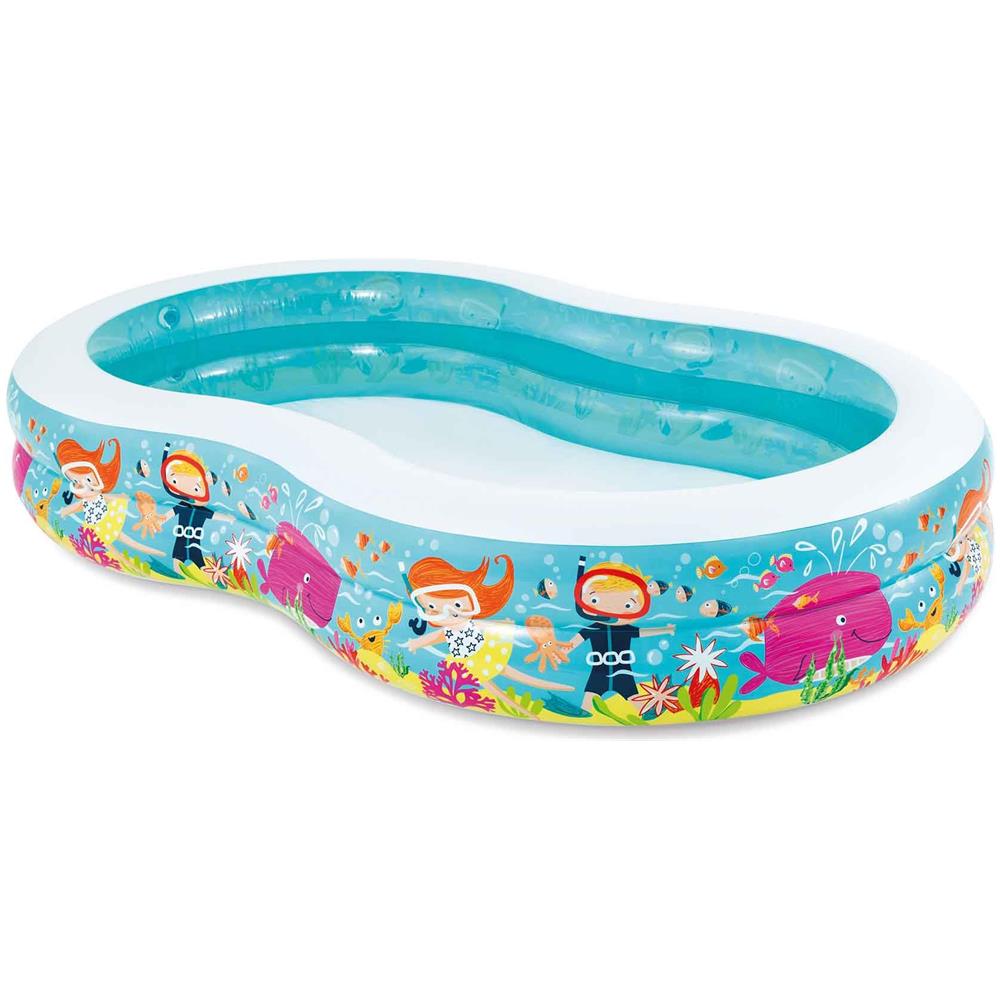 INTEX 56490NP - Piscina Gonfiabile Paradise Multicolore 262x160x46 cm