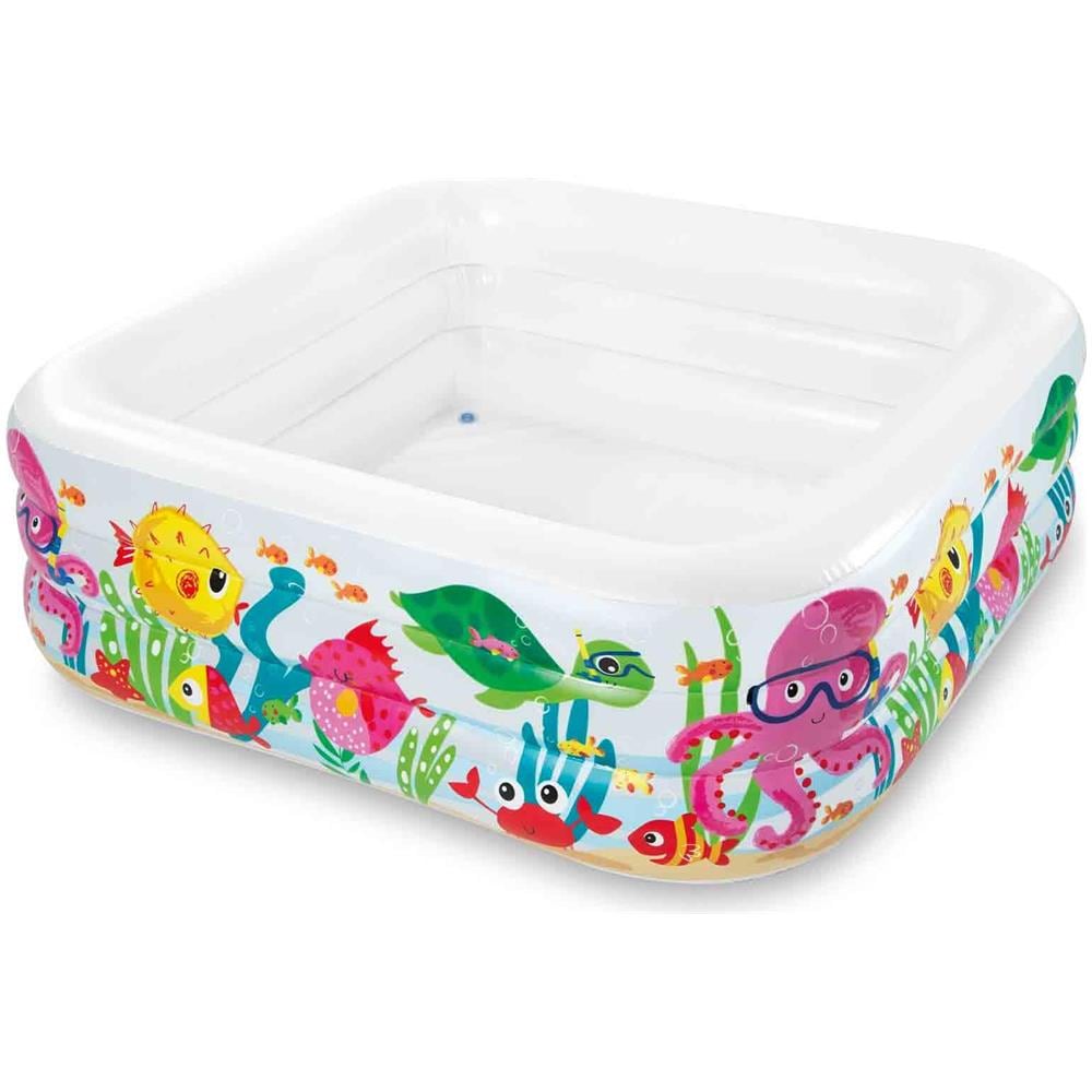 INTEX 57471NP - Piscina Acquario Colori Assortiti 159x159x50 cm
