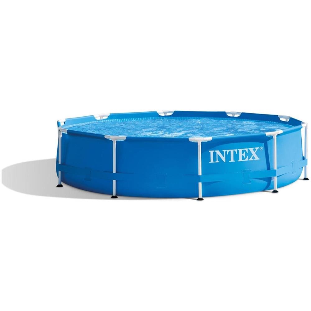 INTEX 28202NP - Piscina Metal Frame Rotonda con Pompa Filtro 305x305x76 cm