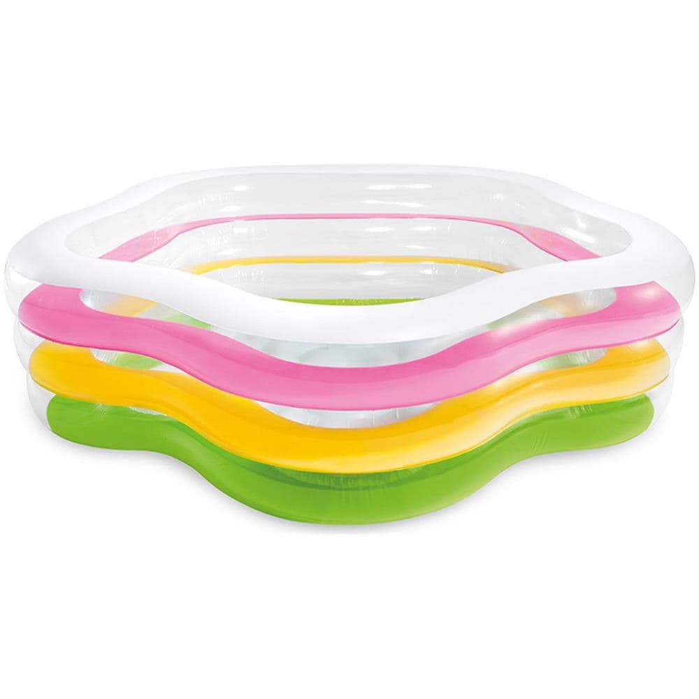 INTEX 56495NP - Piscina Stella Gonfiabile Multicolore 185x180x53 cm
