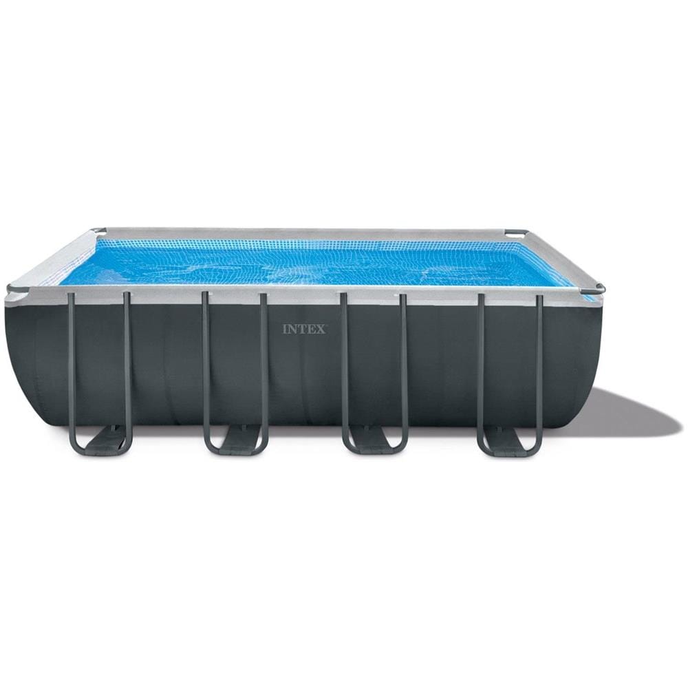 INTEX 26356NP - Piscina Ultra XTR Frame Rettangolare con Pompa a Sabbia con Scaletta e Teli 549x274x132 cm