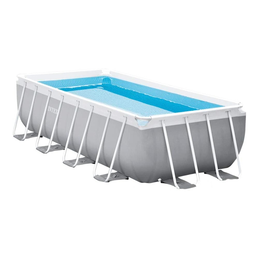 INTEX 26788NP - Piscina Prisma Frame Rettangolare con Pompa Filtro 400x200x100 cm