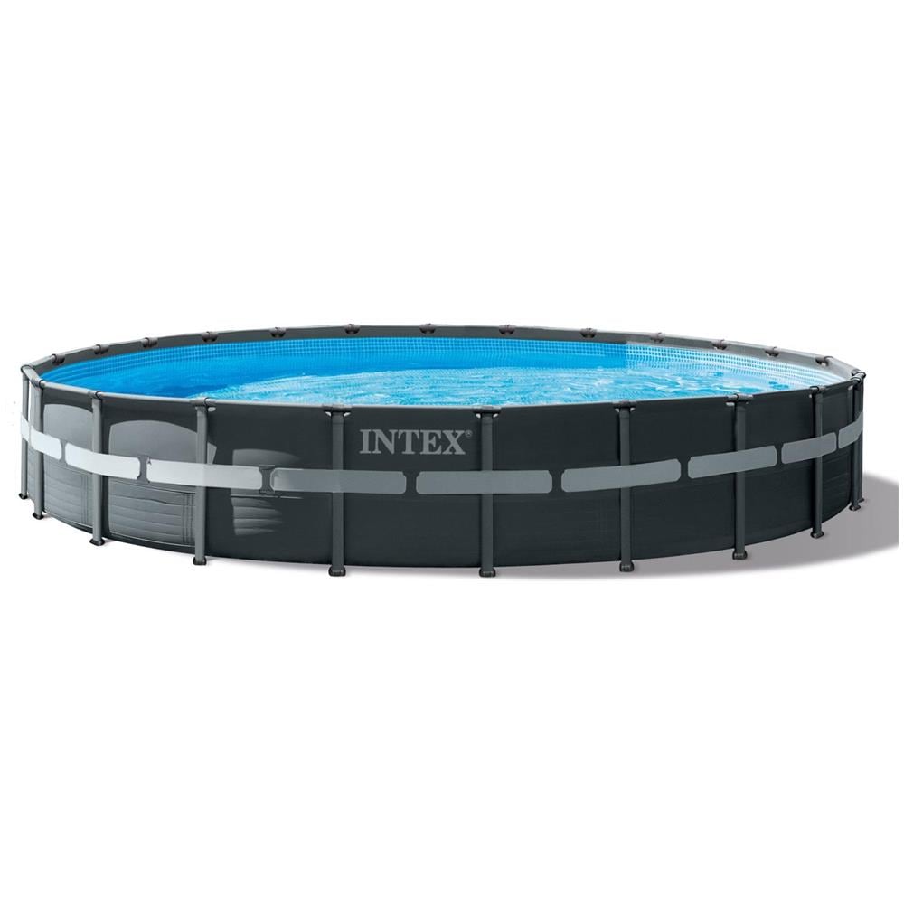 INTEX 26340NP - Piscina Rotonda Ultra XTR Frame 732 x 732 x 132 cm Con Pompa a Sabbia