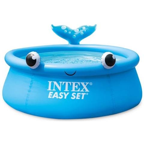 INTEX 26102NP - Piscina Fuori Terra Easy Set Rotonda Balena