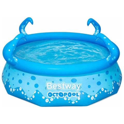TrAdE Shop Traesio Trade Shop - Piscina Gonfiabile Easy Set Octopool 274x76 Cm Con Spruzzatori Fuori Terra 57397