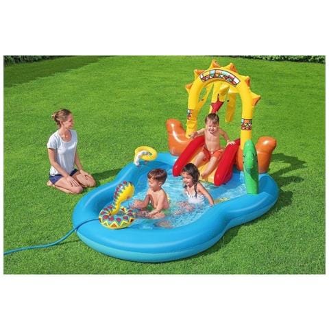 TrAdE Shop Traesio Trade Shop - Play Center Piscina Gonfiabile Bambini Selvaggio West 2anni+ 264x188x140cm 53118